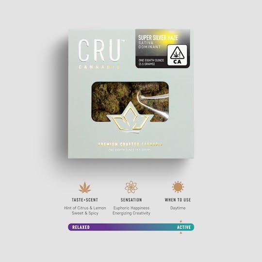 CRU Cannabis - Super Silver Haze (3.5 Grams) - 1