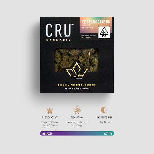 CRU Cannabis - Ice Cream Cake #8 (3.5 Grams) - 1