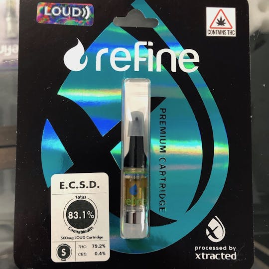 Refine New England (Medical) - Loud Resin Cartridge (0.5g) - EC Sour Diesel - 1