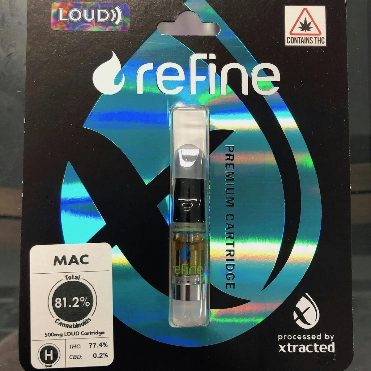 Refine New England (Medical) - Loud Resin Cartridge (0.5g) - MAC - 1