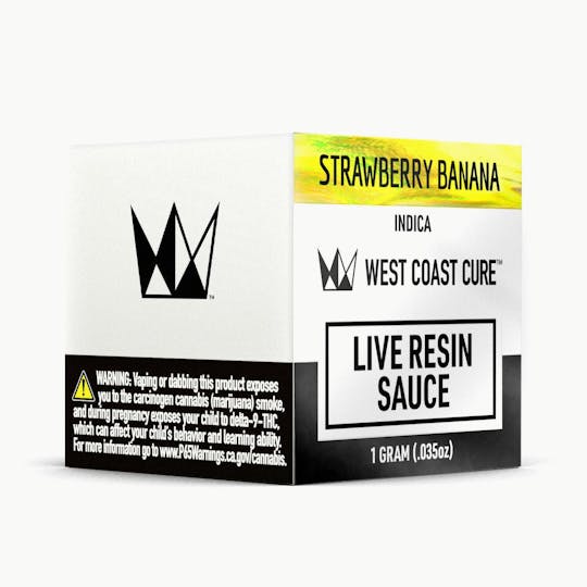 West Coast Cure - Strawberry Banana Live Resin Sauce - 1