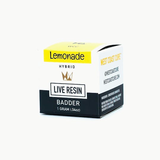 West Coast Cure - Lemonade Live Resin Badder - 1
