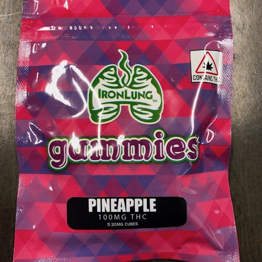Iron Lung (Medical) - Pineapple Gummies 100mg - 1