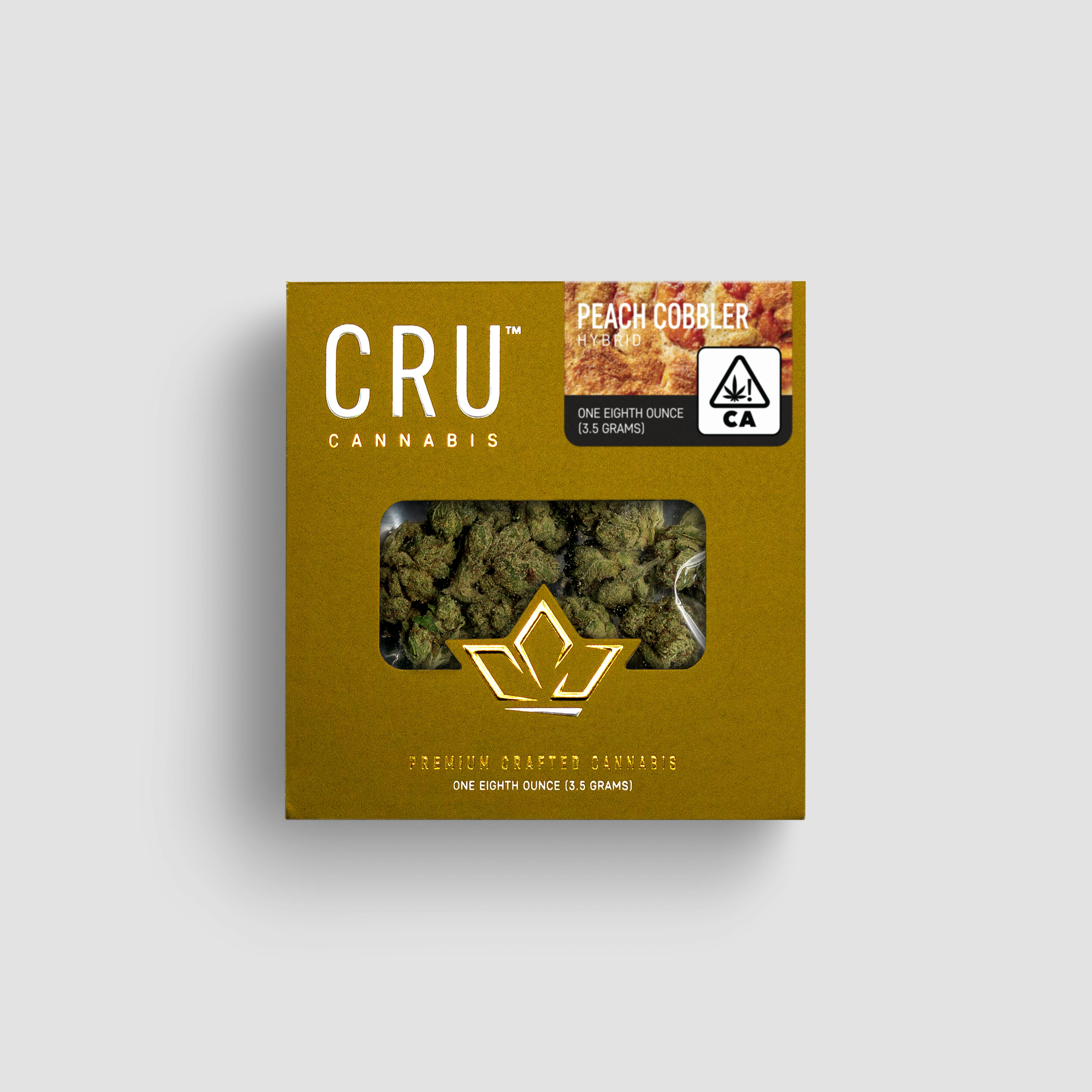 CRU Cannabis - Peach Cobbler (3.5 Grams) - 1