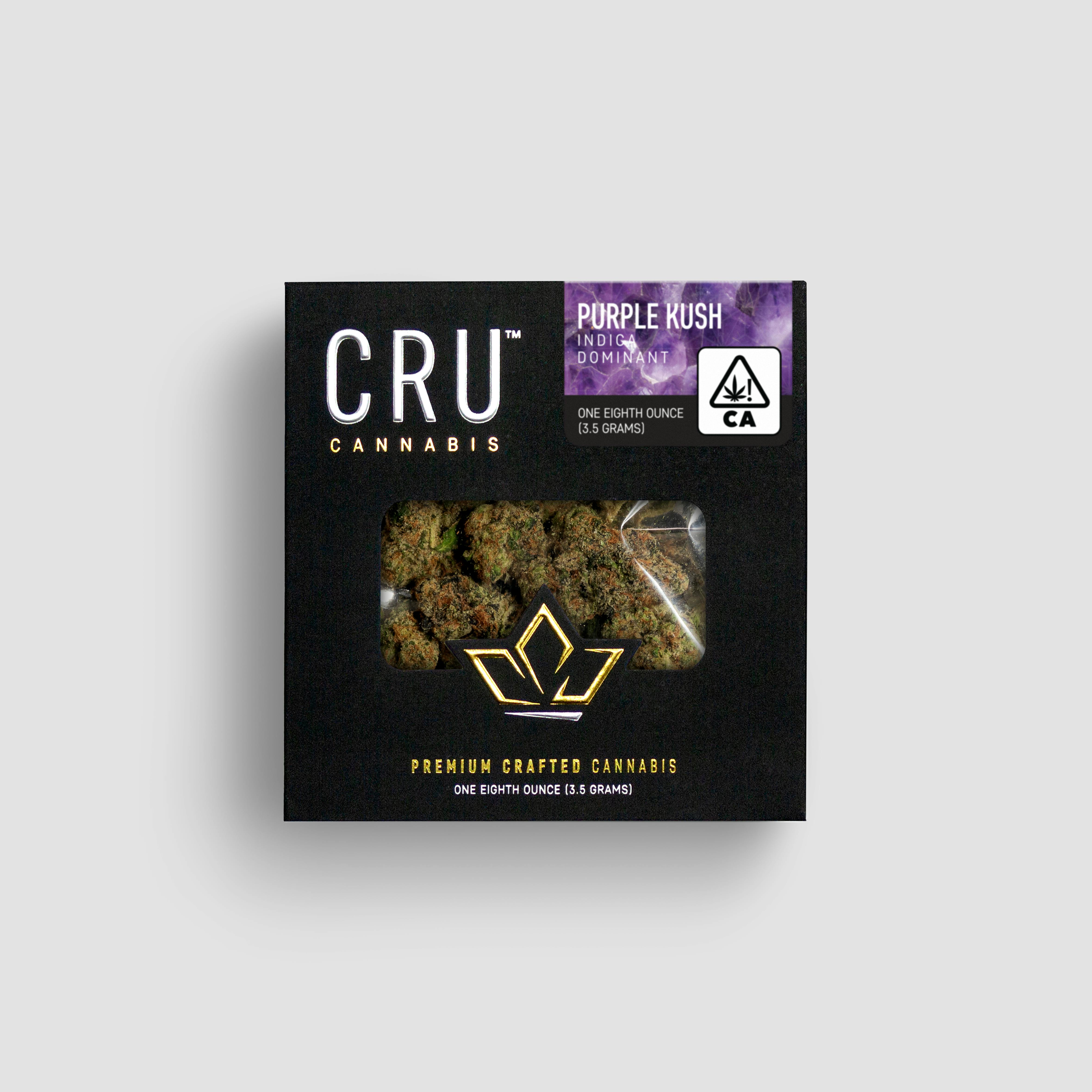 CRU Cannabis - Purple Kush (3.5 Grams) - 1