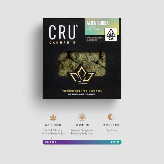 CRU Cannabis - Alien Bubba (3.5 Grams) - 1
