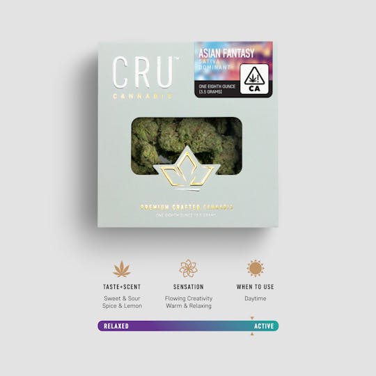 CRU Cannabis - Asian Fantasy (3.5 Grams) - 1