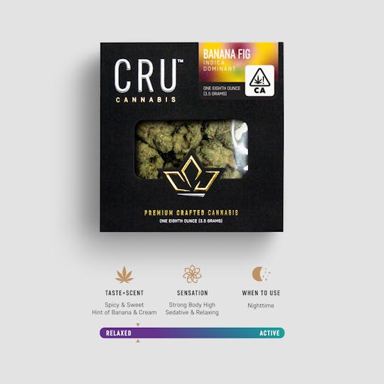CRU Cannabis - Banana Fig (3.5 Grams) - 1