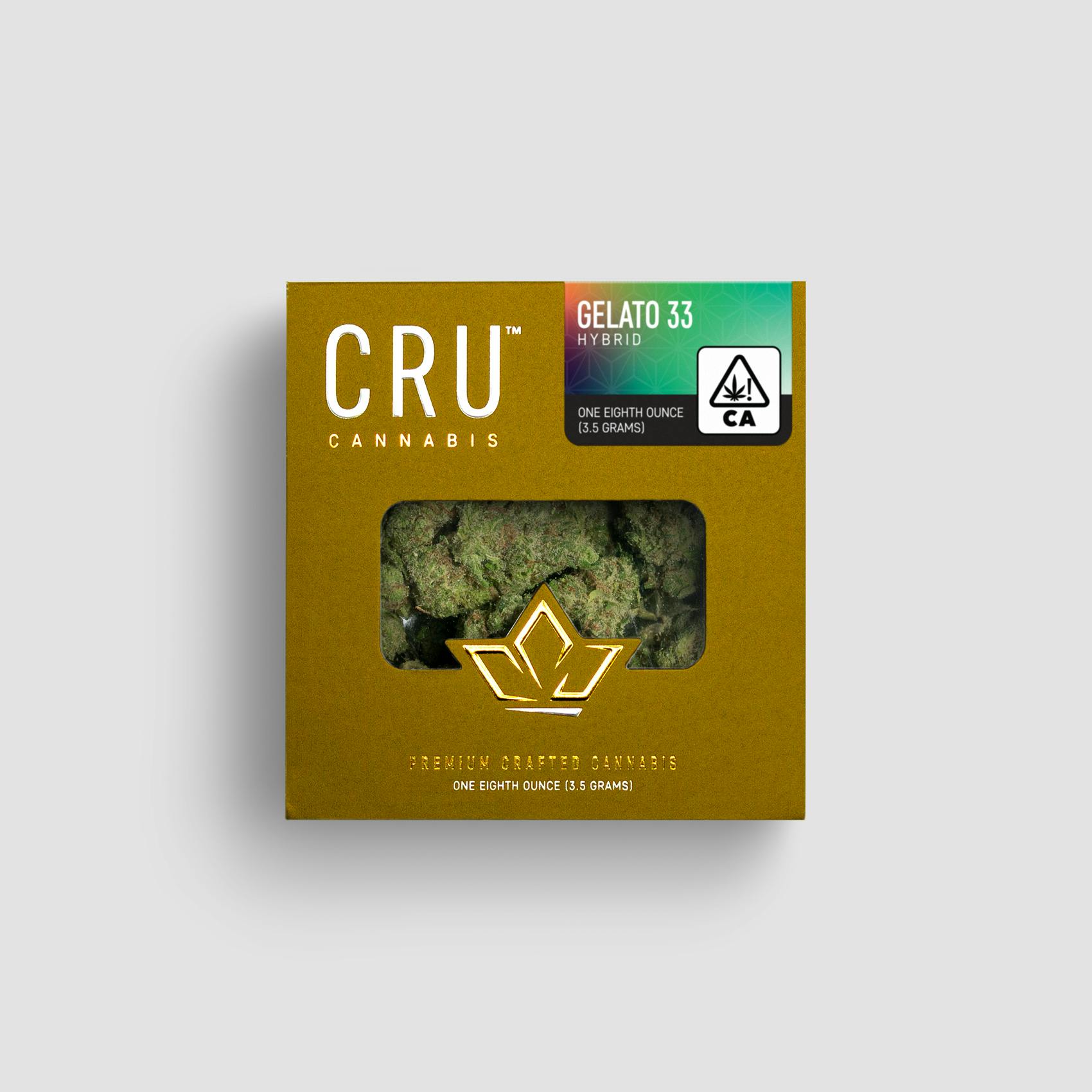 CRU Cannabis - Gelato 33 (3.5 Grams) - 1