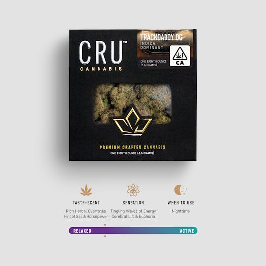 CRU Cannabis - Trackdaddy OG (3.5 Grams) - 1