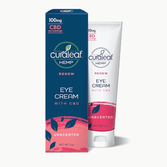Curaleaf Hemp - Hemp CBD Eye Cream - Unscented - 1