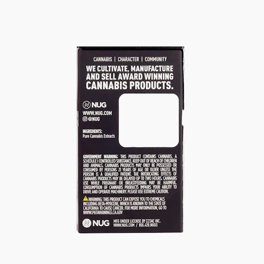 NUG - NUG | Strawberry Banana | Live Resin Cartridge | 1g - 1