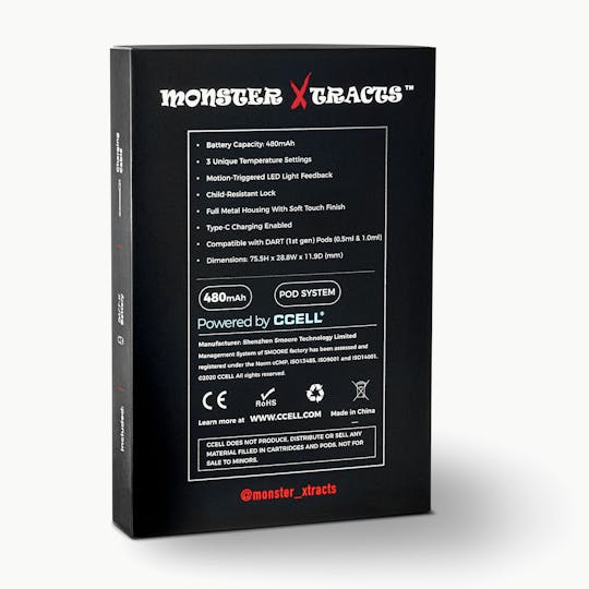 Monster Xtracts - Monster Xtracts Dart-X Pod Battery - 1