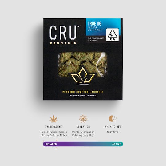 CRU Cannabis - True OG (3.5 Grams) - 1