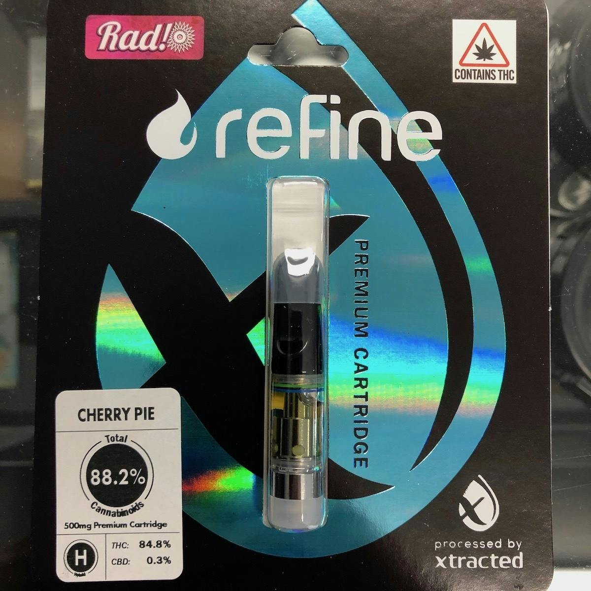 Refine New England (Medical) - Cherry Pie Distillate Cartridge (1/2 Gram) - 1