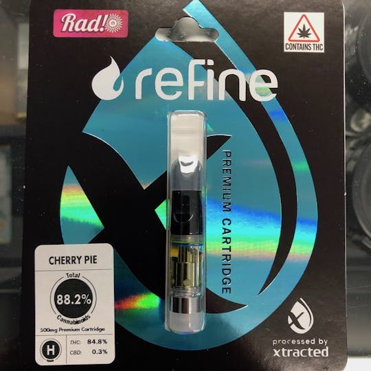 Refine New England (Medical) - Cherry Pie Distillate Cartridge (1/2 Gram) - 1