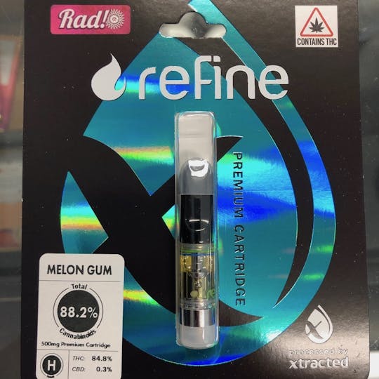Refine New England (Medical) - Melon Gum Distillate Cartridge (1/2 Gram) - 1