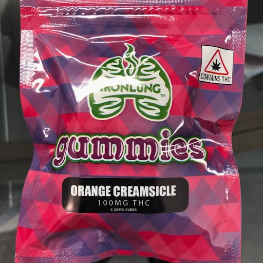 Iron Lung (Medical) - Orange Creamsicle Gummies 100mg - 1