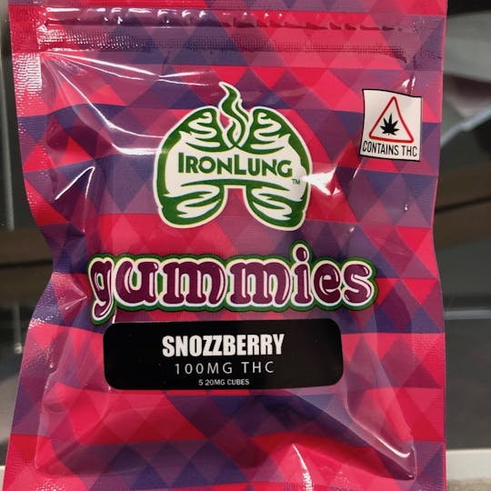 Iron Lung (Medical) - Snozzberry Gummies 100mg - 1