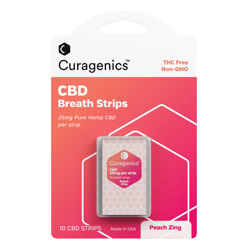 Curagenics - Breath Strips - Peach - 1