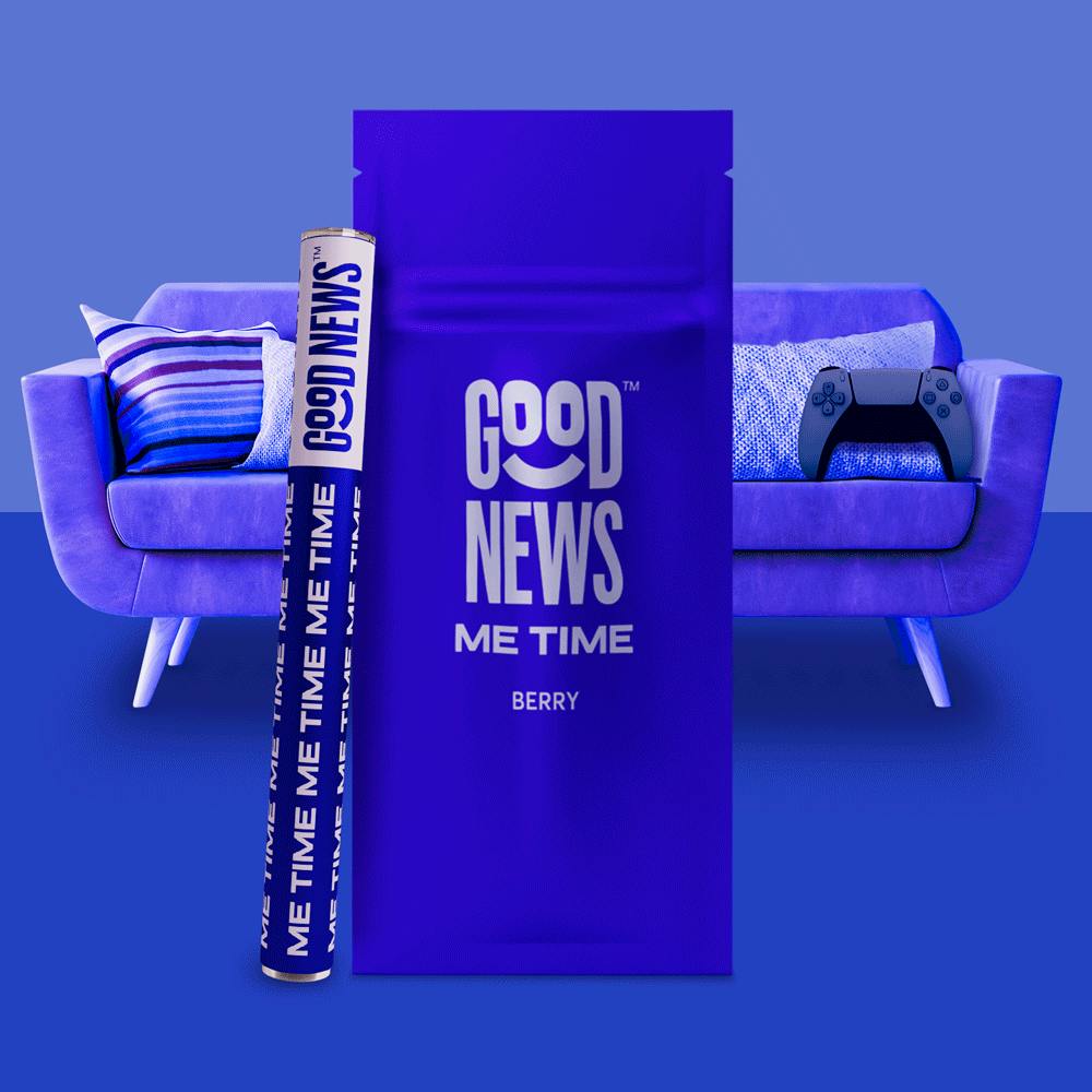 Good News - Me Time Berry | Indica Disposable Vape Pen [300mg] - 1