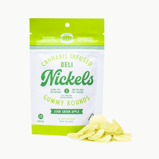 Deli - Nickels - Sour Green Apple Gummies - 1