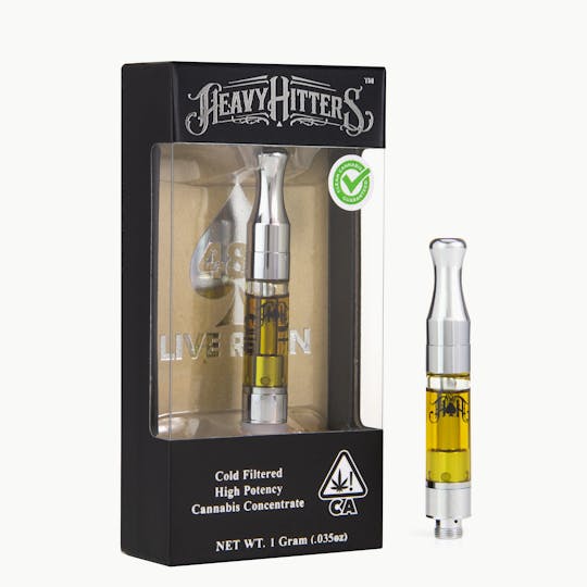 Heavy Hitters - Pineapple Upside Down Cake 483 Live Resin 1g Cart - 1