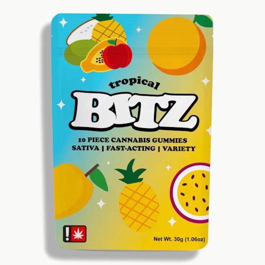 Green State of Mind - Tropical BITZ (100mg) - 1