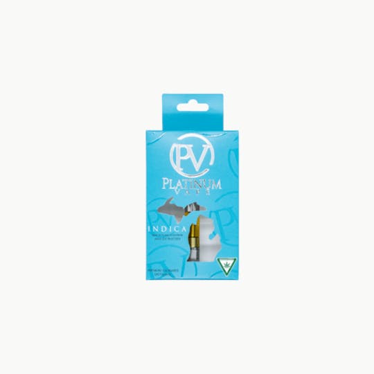 Platinum Vape - Platinum Vape Slurricane (Indica) 510 thread cartridge 1g - 1