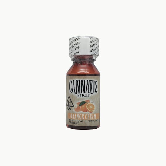 Cannavis - 100mg Orange Cream THC Syrup Tincture - 1