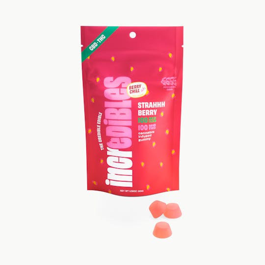 incredibles - incredibles - Strahhhberry + CBD 1:1 - 100mg:100mg - 1