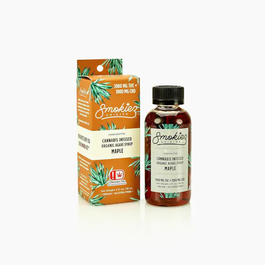 Smokiez Edibles - Maple Agave Syrup 1:1 THC:CBD | 1000mg - 1