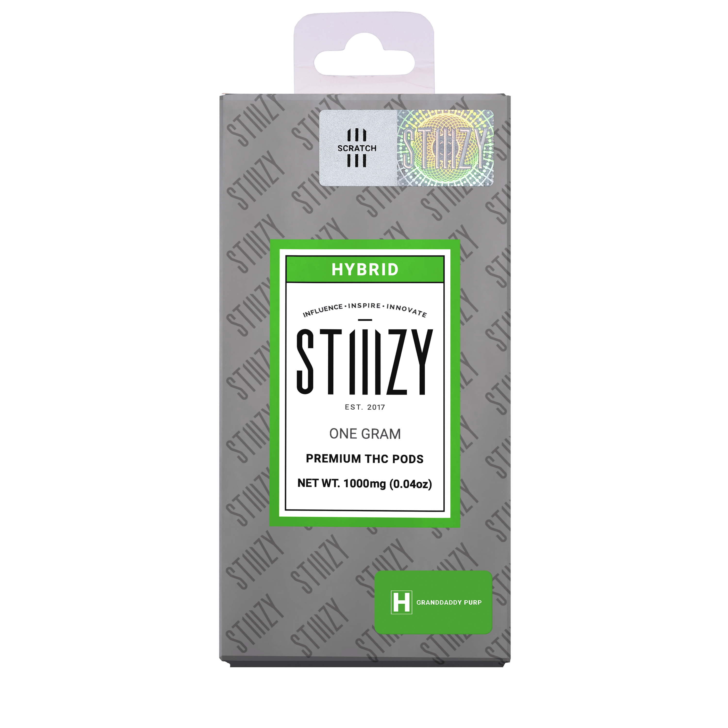 STIIIZY - Vape - GRANDDADDY PURP - PREMIUM THC POD 1G - IL - 1