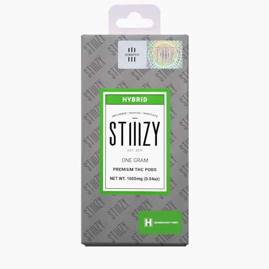 STIIIZY - Vape - GRANDDADDY PURP - PREMIUM THC POD 1G - IL - 1