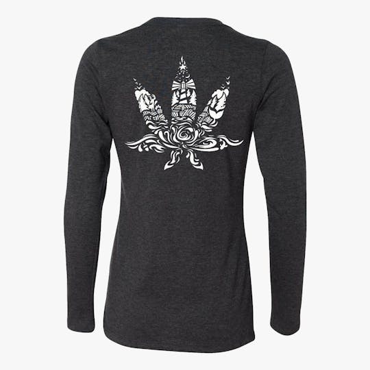 Wellness Connection - Cannabis Leaf Long Sleeve—Women’s - 1