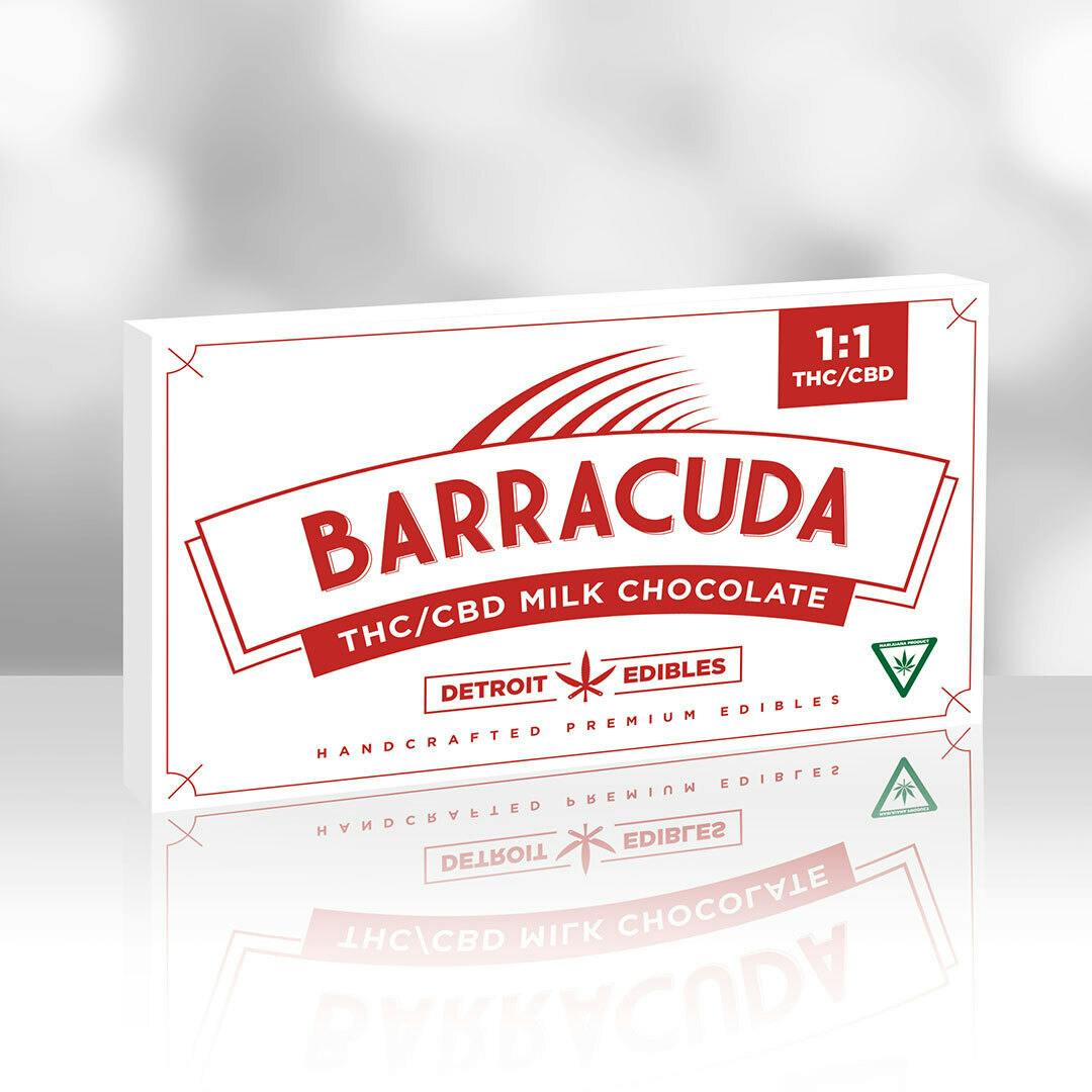 Detroit Edibles - Barracuda Bar 1:1, Milk Chocolate - 1