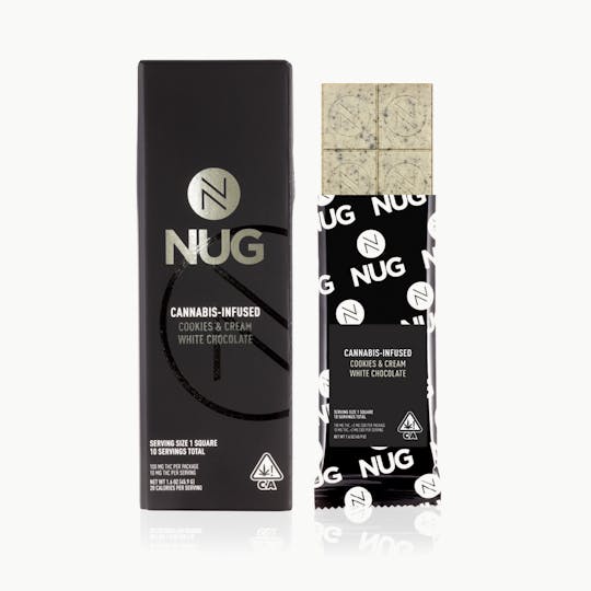 NUG - NUG Chocolate Bar - Cookies and Cream (new) - 1