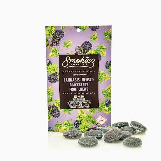 Smokiez Edibles - Blackberry Fruit Chews, 100 mg - CO - 1