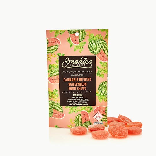 Smokiez Edibles - Watermelon Fruit Chews, 100 mg - CO - 1