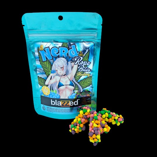 Blazzed - Nerd Rope Bites - Blueberry - 1