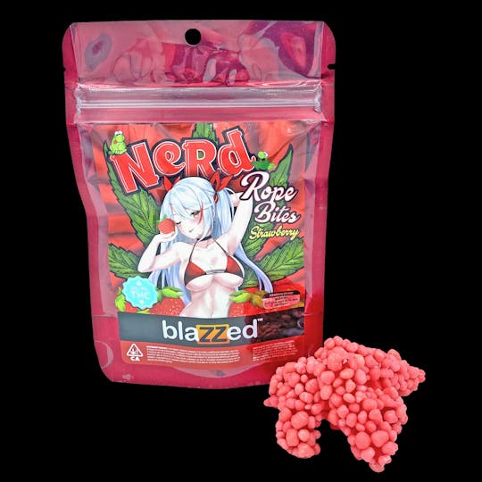 Blazzed - Nerd Rope Bites - Strawberry - 1
