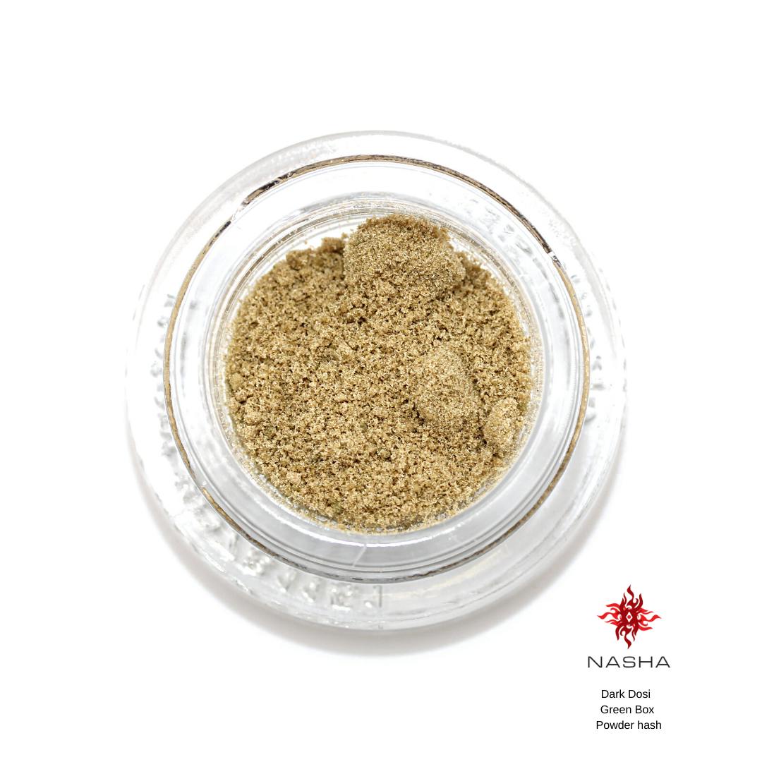 NASHA - Dark Dosi by LitHouse Green Powder Hash - 1