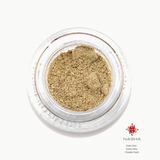 NASHA - Dark Dosi by LitHouse Green Powder Hash - 1
