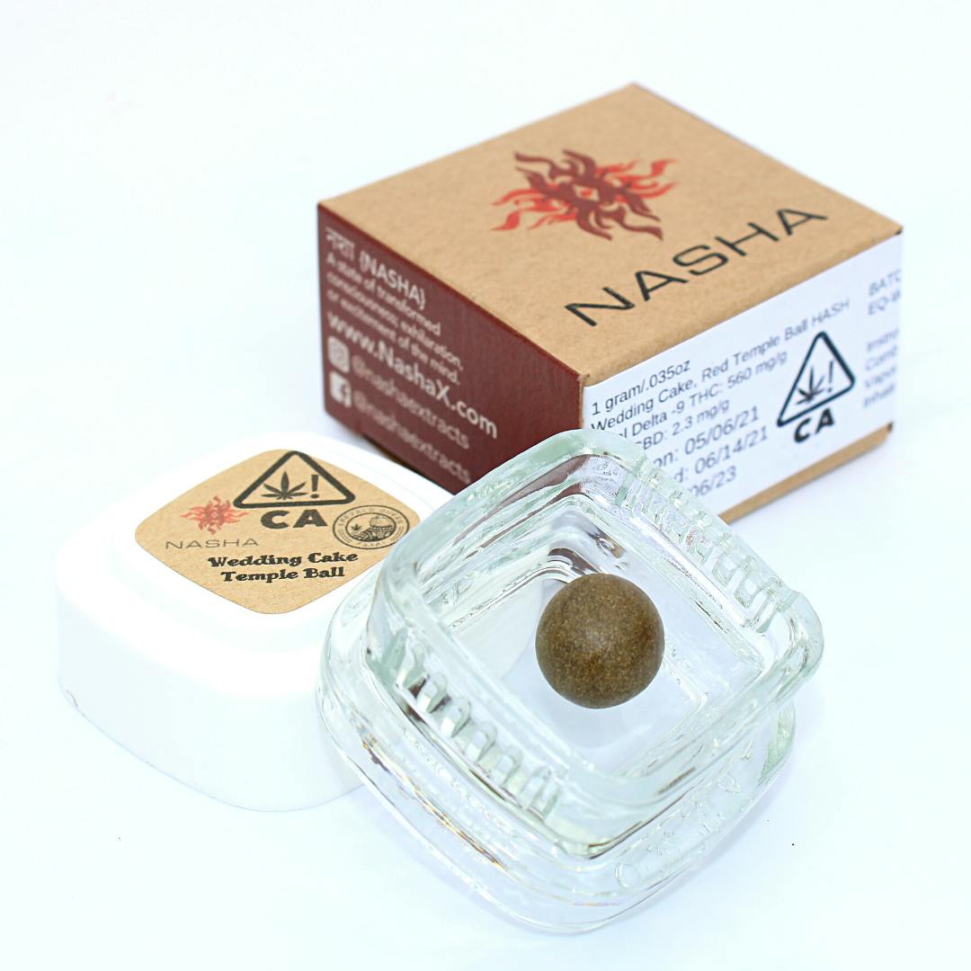 NASHA - Wedding Cake Red Temple Ball Hash - 1