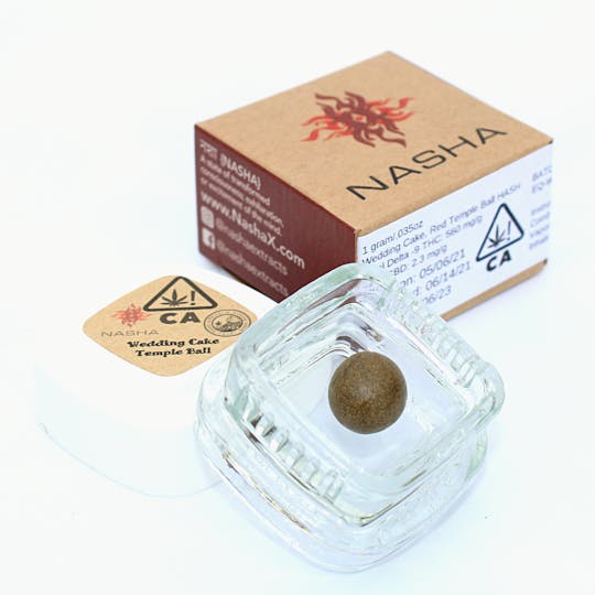 NASHA - Wedding Cake Red Temple Ball Hash - 1