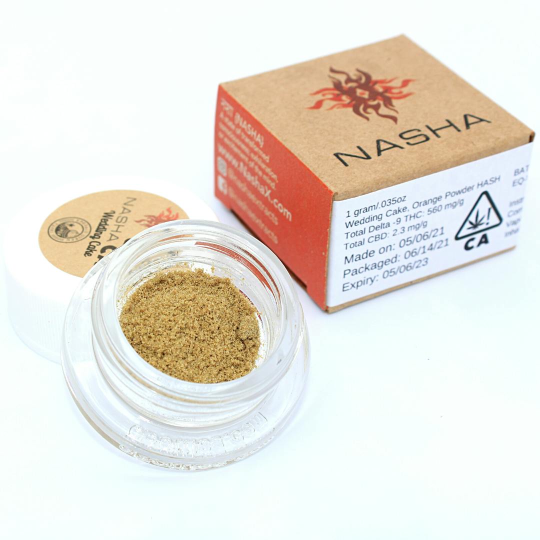 NASHA - Wedding Cake Orange Powder Hash - 1