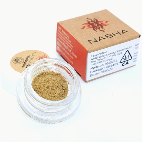 NASHA - Wedding Cake Orange Powder Hash - 1
