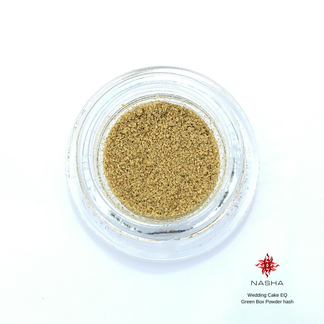 NASHA - Wedding Cake Green Powder Hash - 1