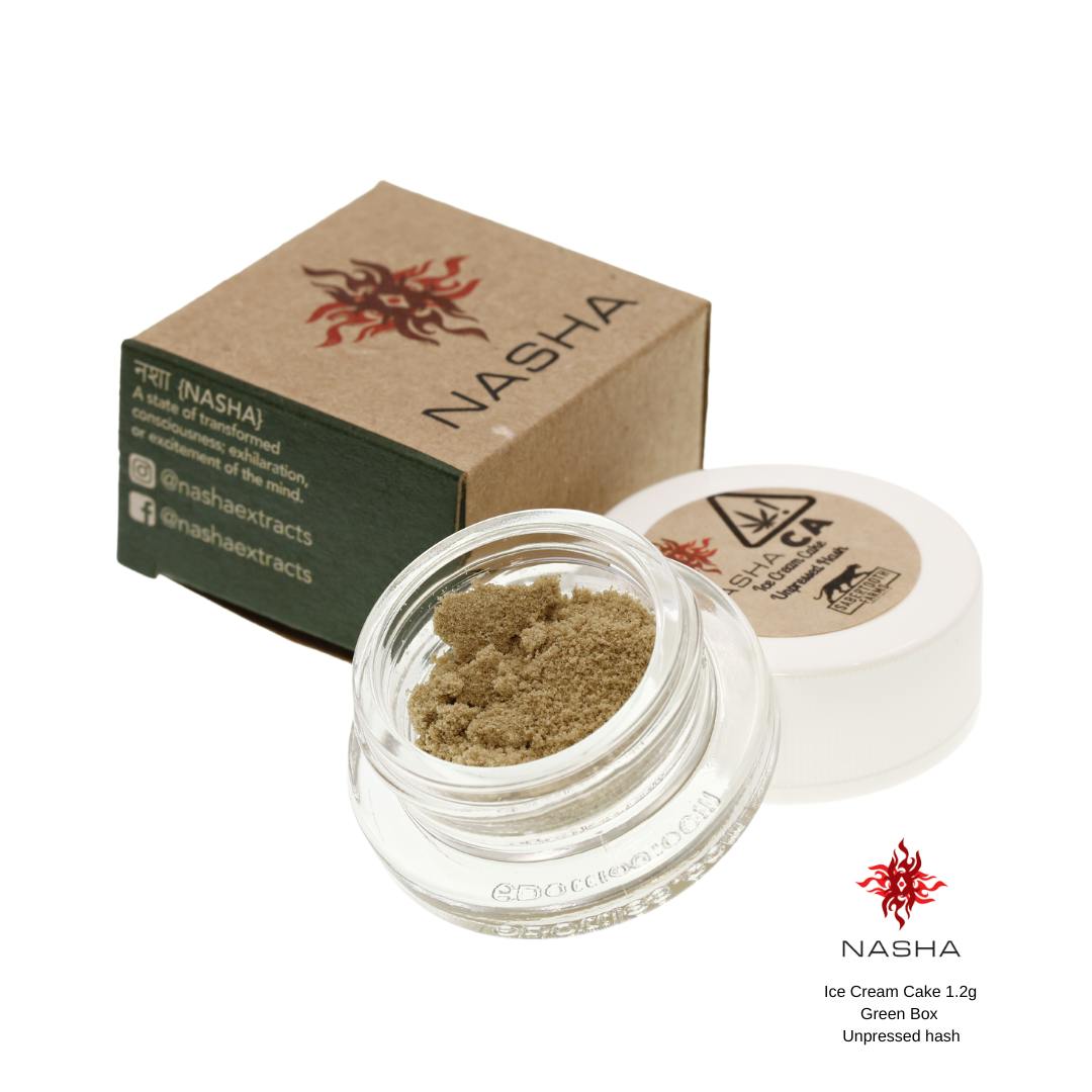 NASHA - Ice Cream Cake 1.2g Green Unpressed Hash (Sabertooth Farms) - 1