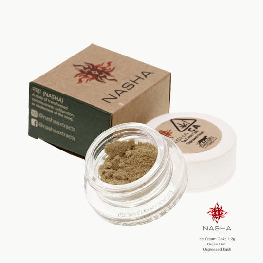 NASHA - Ice Cream Cake 1.2g Green Unpressed Hash (Sabertooth Farms) - 1